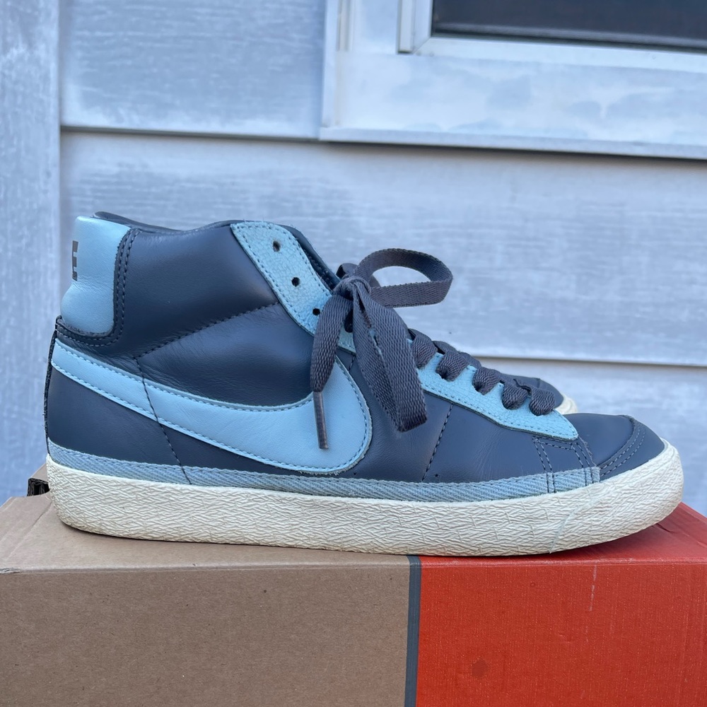 Nike Blazer Mid 306499-001 Light Graphite/Cloud Grey women Size 7 Kids 5.5